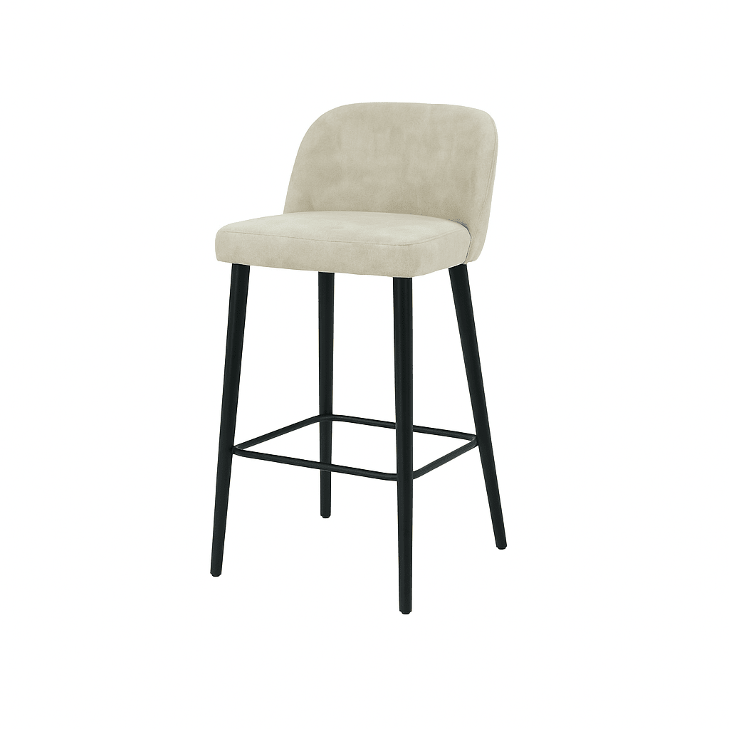 Scaun bar catifea | model IVA - eScaun.ro