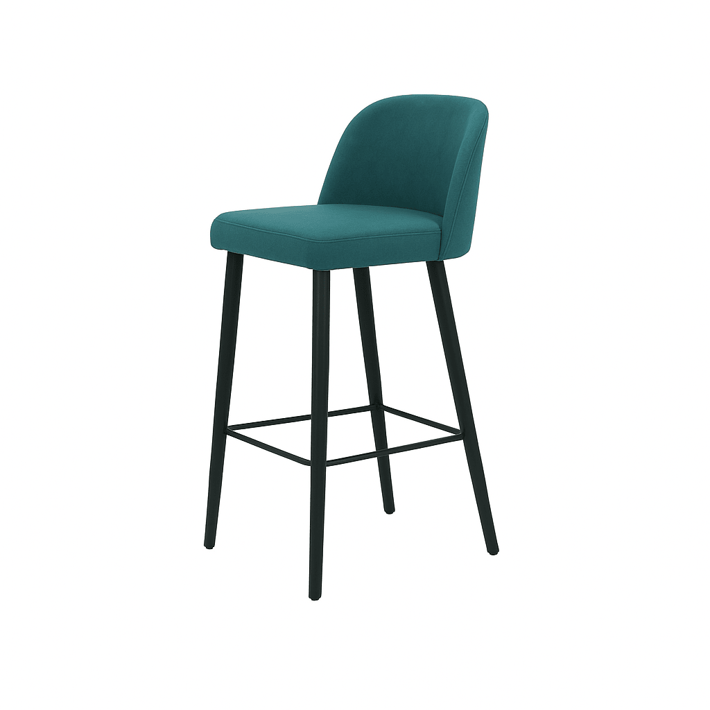 Scaun bar catifea | model IVA - eScaun.ro