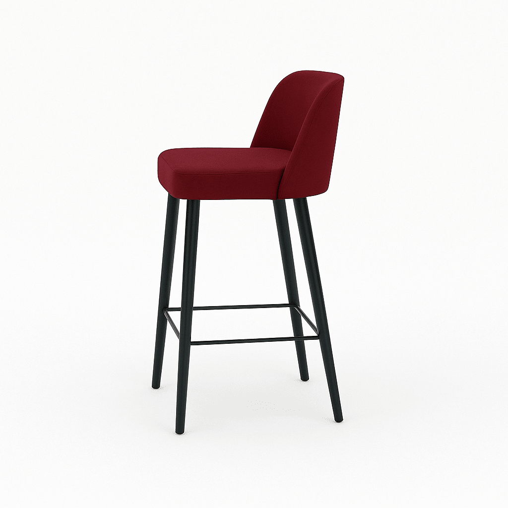 Scaun bar catifea | model IVA - eScaun.ro