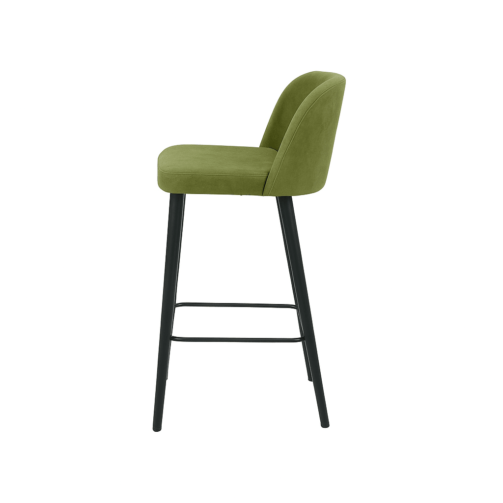 Scaun bar catifea | model IVA - eScaun.ro