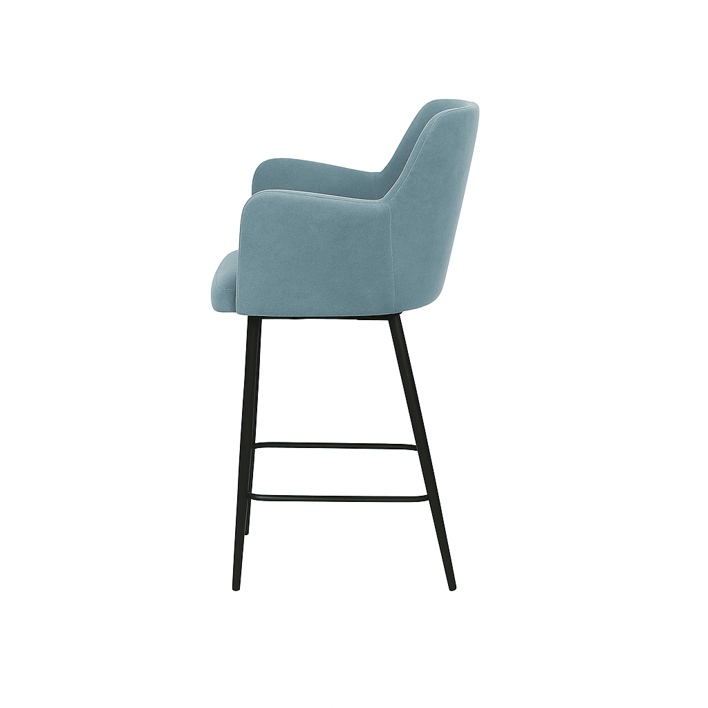 Scaun bar catifea | model SIGMA - eScaun.ro