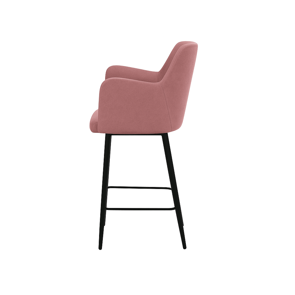 Scaun bar catifea | model SIGMA - eScaun.ro