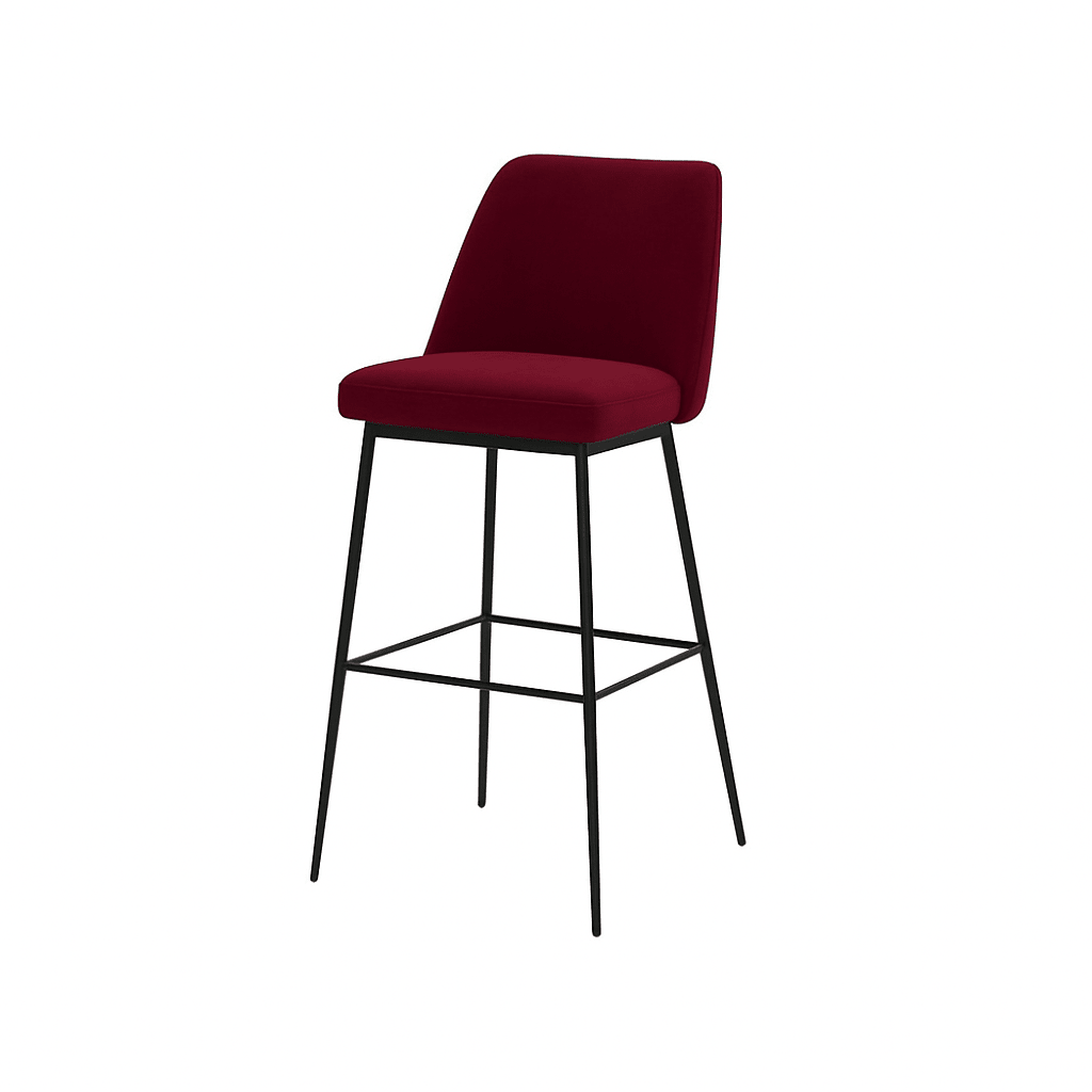 Scaun bar catifea | model SOLO - eScaun.ro