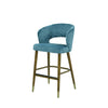 Scaun bar catifea | model THOMAS - eScaun.ro