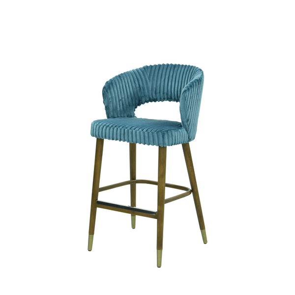Scaun bar catifea | model THOMAS - eScaun.ro
