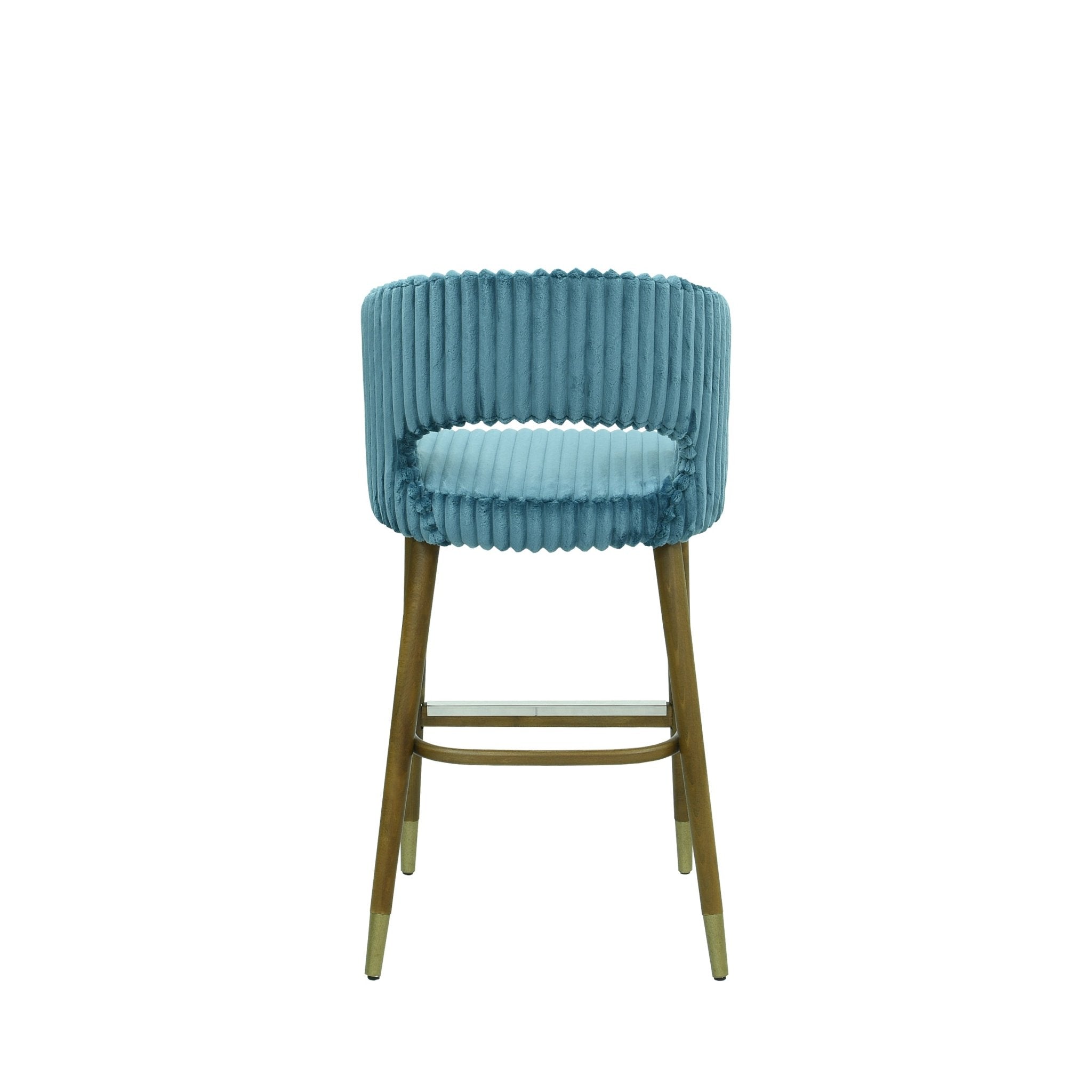 Scaun bar catifea | model THOMAS - eScaun.ro