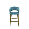 Scaun bar catifea | model THOMAS - eScaun.ro