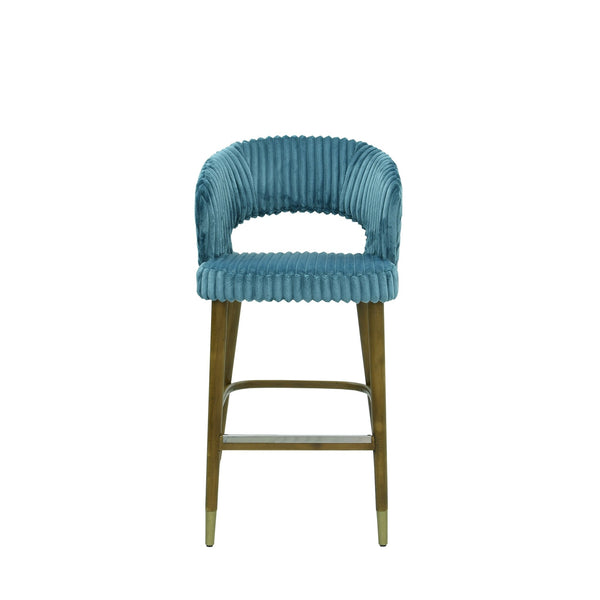 Scaun bar catifea | model THOMAS - eScaun.ro