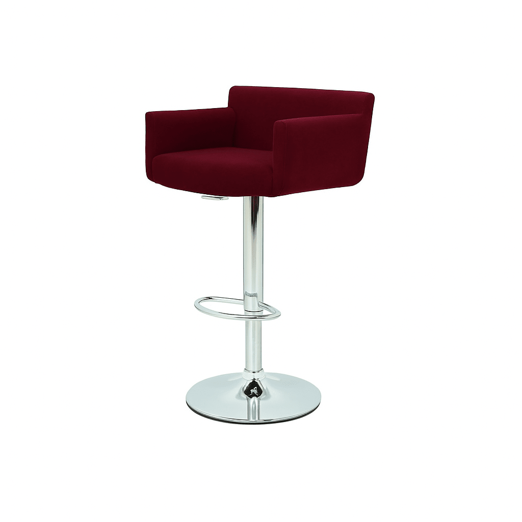 Scaun bar catifea TURCOAZ | model IDA - eScaun.ro