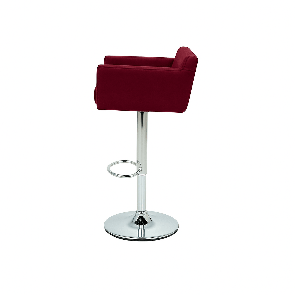 Scaun bar catifea TURCOAZ | model IDA - eScaun.ro