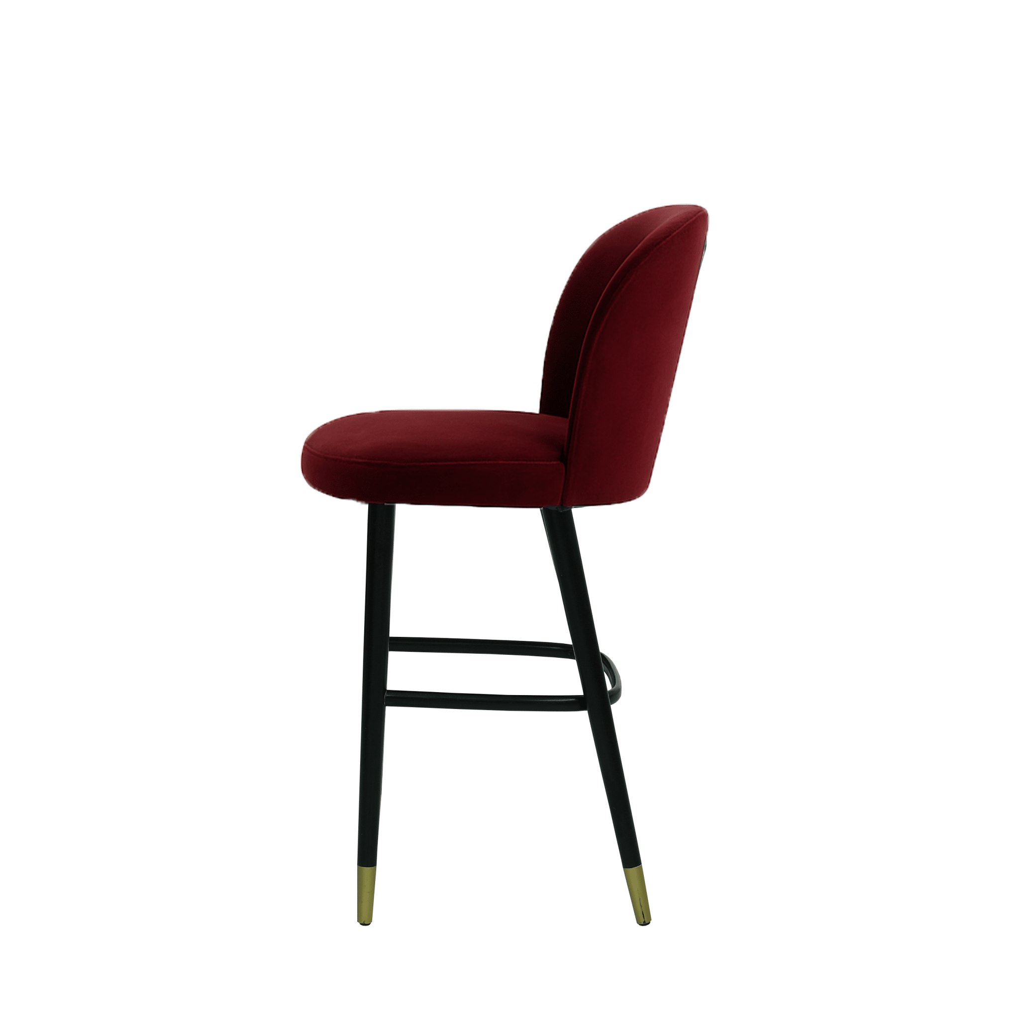 Scaun bar catifea TURCOAZ | model SAM - eScaun.ro