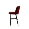 Scaun bar catifea TURCOAZ | model SAM - eScaun.ro