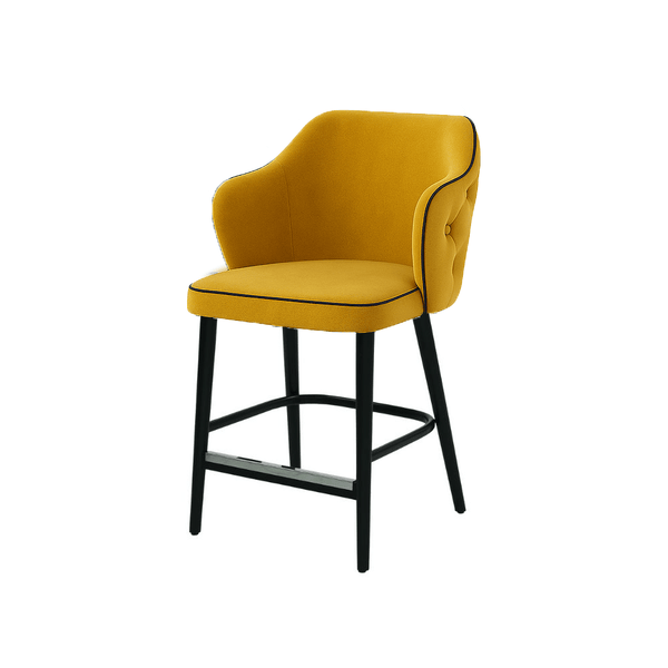 Scaun bar catifea TURCOAZ | model ZOE - eScaun.ro