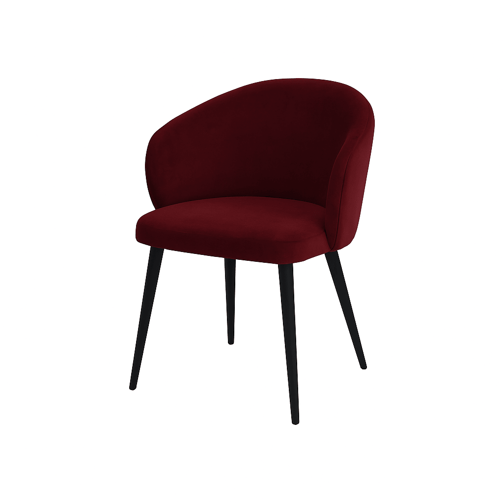 Scaun catifea ALBASTRA | model CAPRISO - eScaun.ro