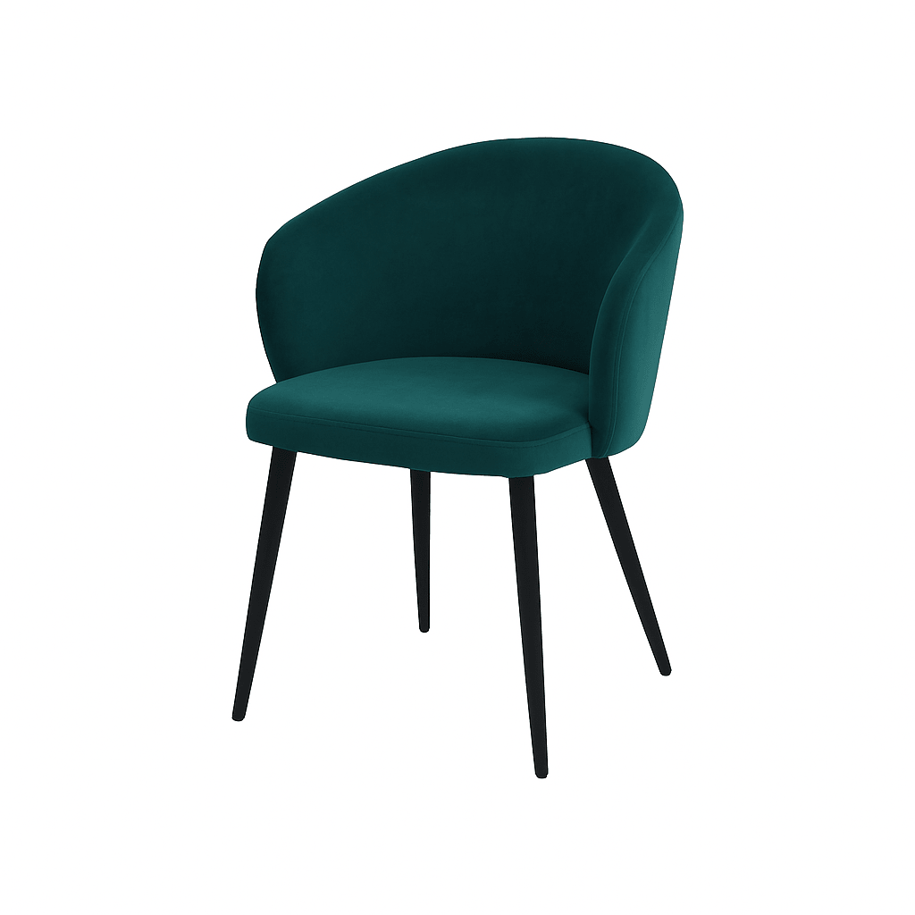 Scaun catifea ALBASTRA | model CAPRISO - eScaun.ro