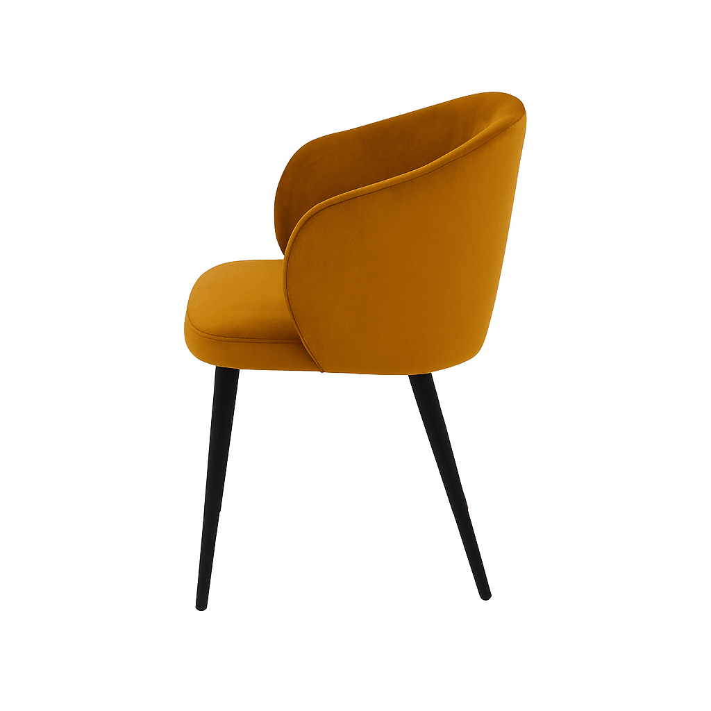 Scaun catifea ALBASTRA | model CAPRISO - eScaun.ro
