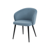 Scaun catifea ALBASTRA | model CAPRISO - eScaun.ro