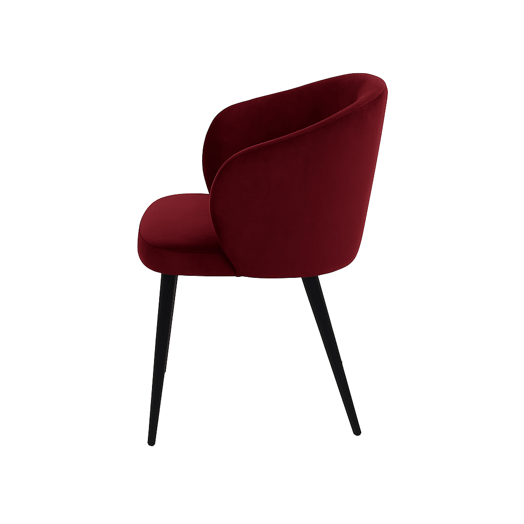 Scaun catifea ALBASTRA | model CAPRISO - eScaun.ro