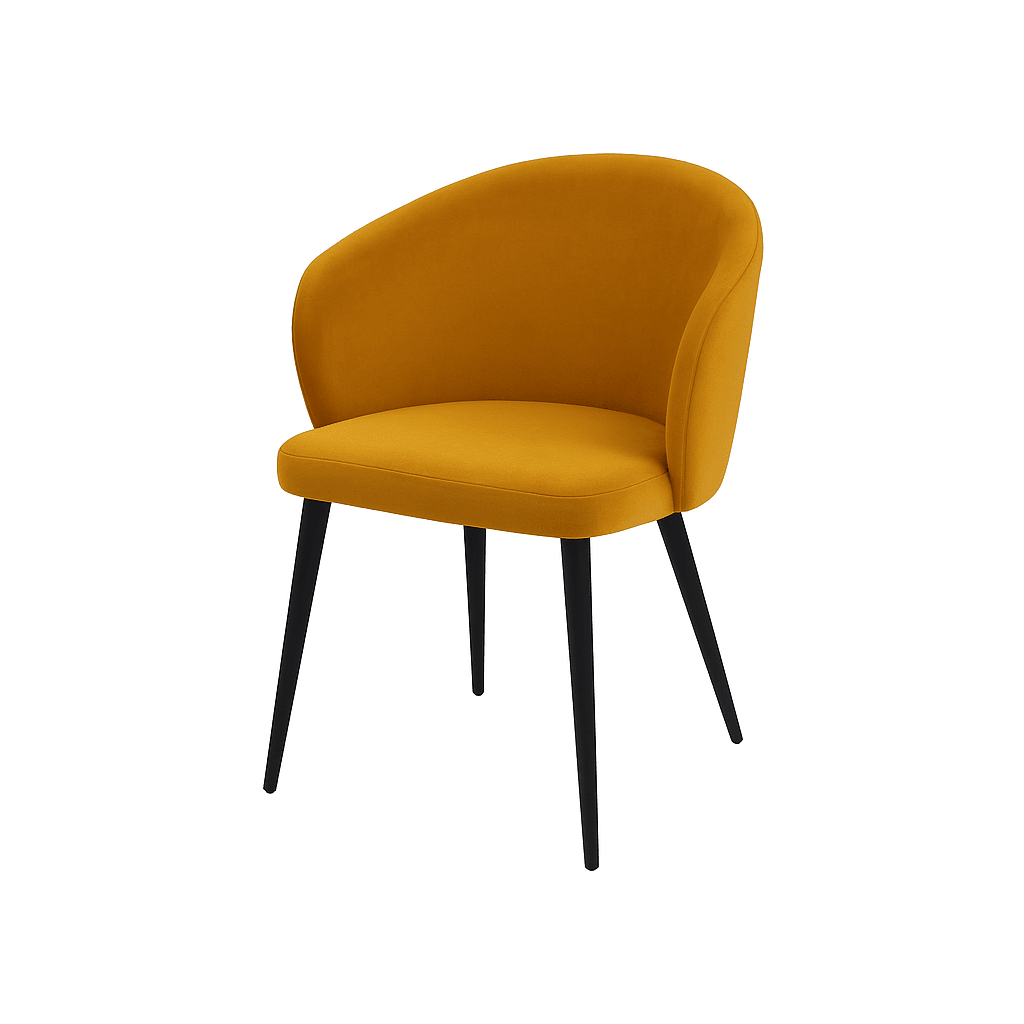 Scaun catifea ALBASTRA | model CAPRISO - eScaun.ro