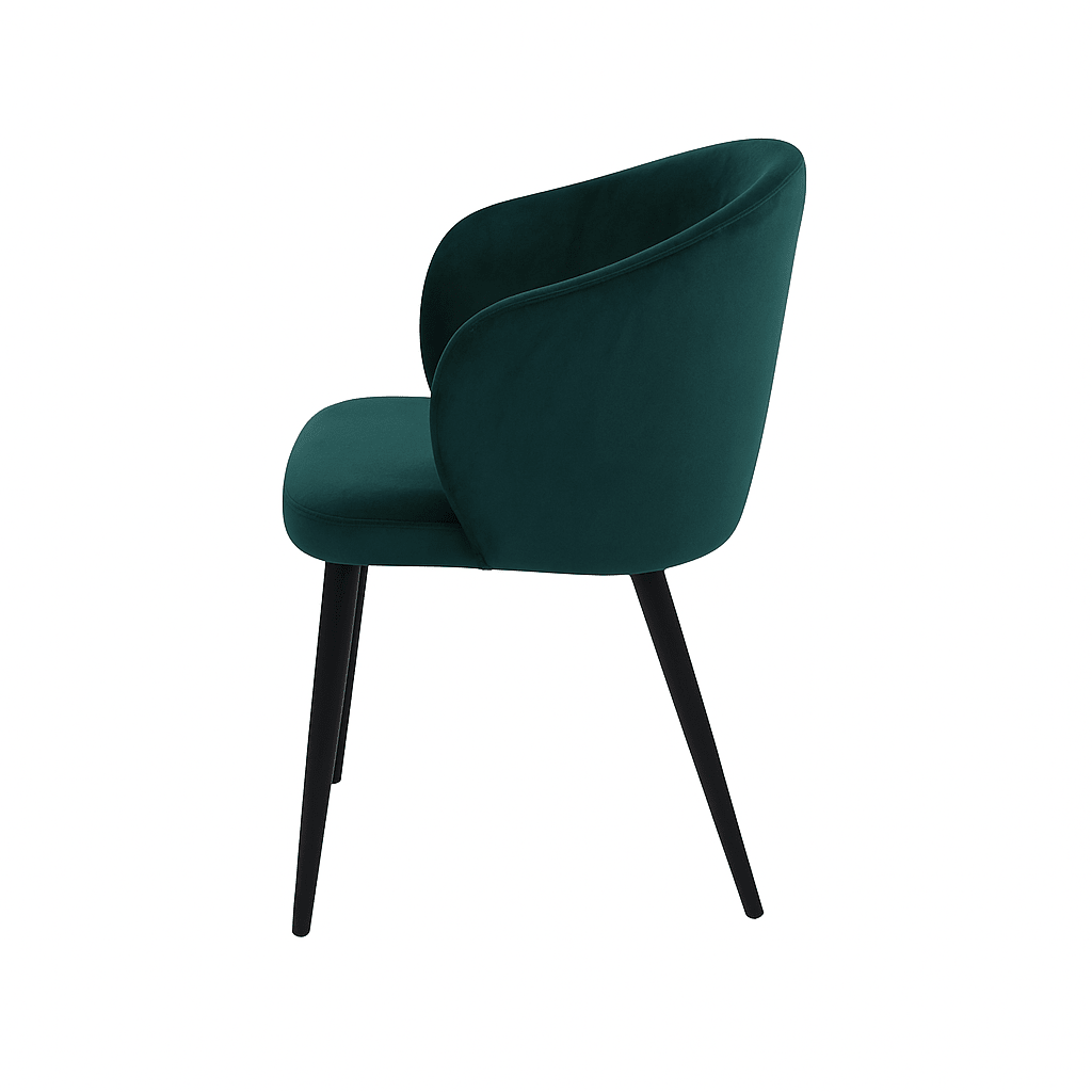 Scaun catifea ALBASTRA | model CAPRISO - eScaun.ro