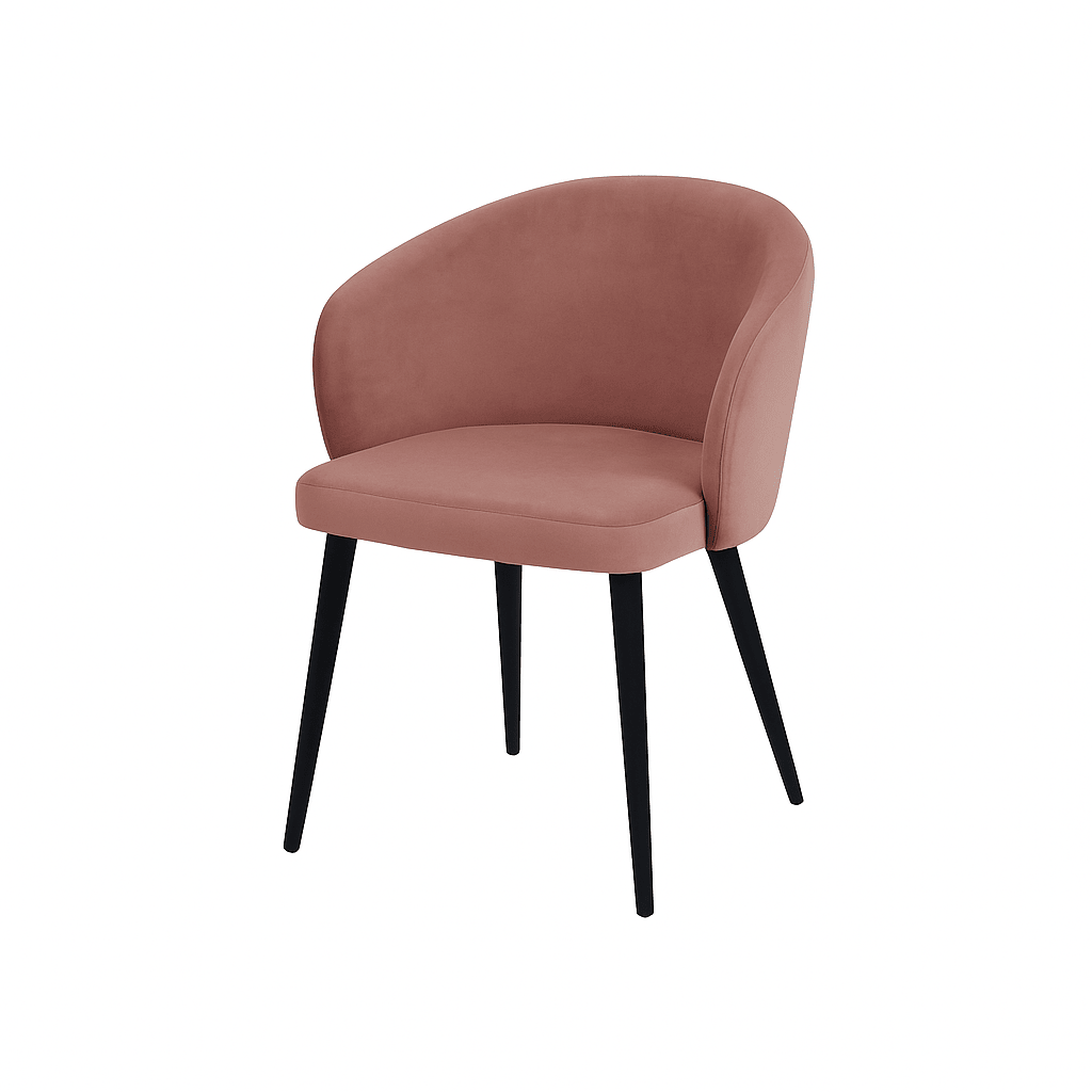 Scaun catifea ALBASTRA | model CAPRISO - eScaun.ro