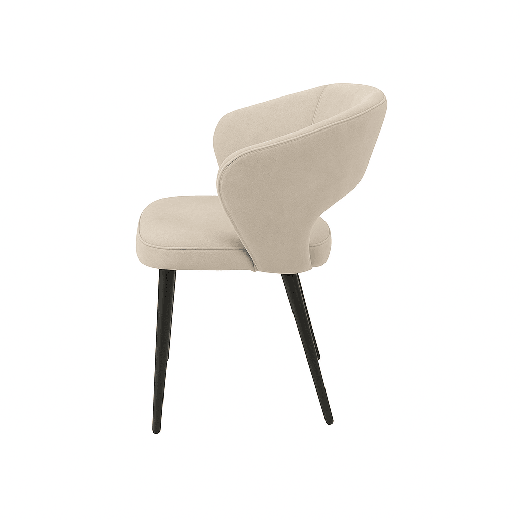 Scaun catifea ALBASTRA | model CASIUS - eScaun.ro
