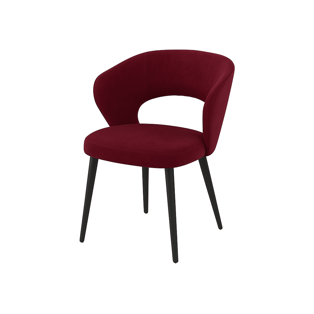 Scaun catifea ALBASTRA | model CASIUS - eScaun.ro