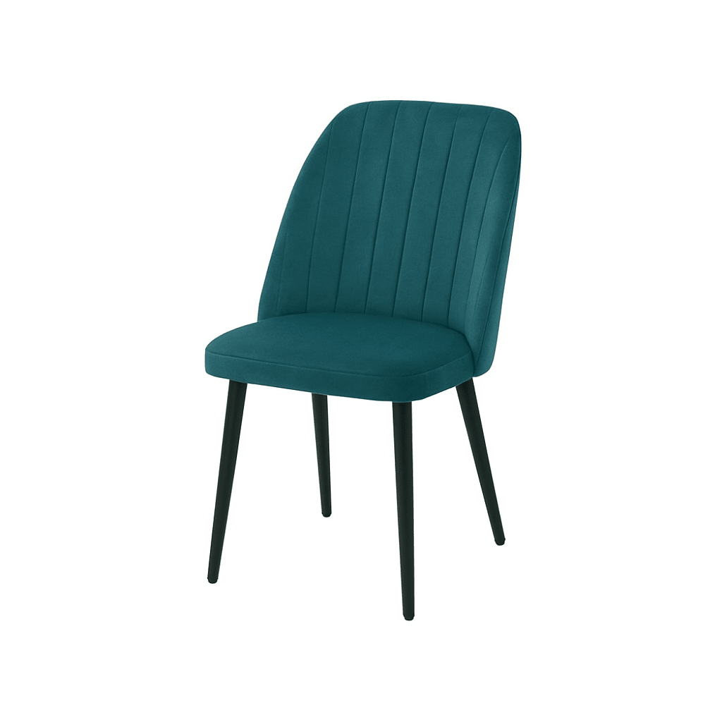 Scaun catifea ALBASTRA | model CREA - eScaun.ro