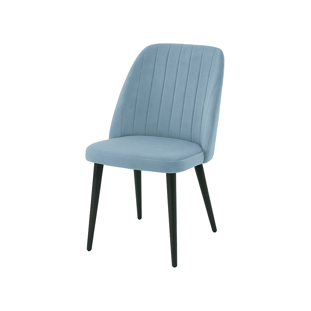 Scaun catifea ALBASTRA | model CREA - eScaun.ro