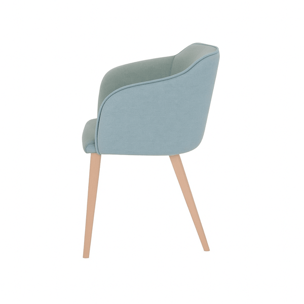 Scaun catifea ALBASTRA | model CROCO - eScaun.ro