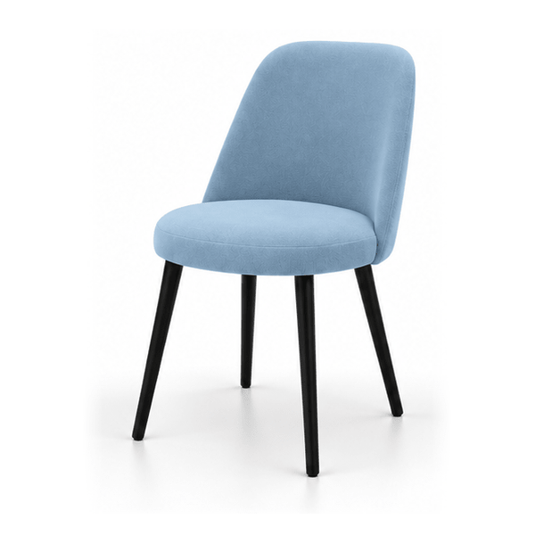 Scaun catifea ALBASTRA | model ELA - eScaun.ro
