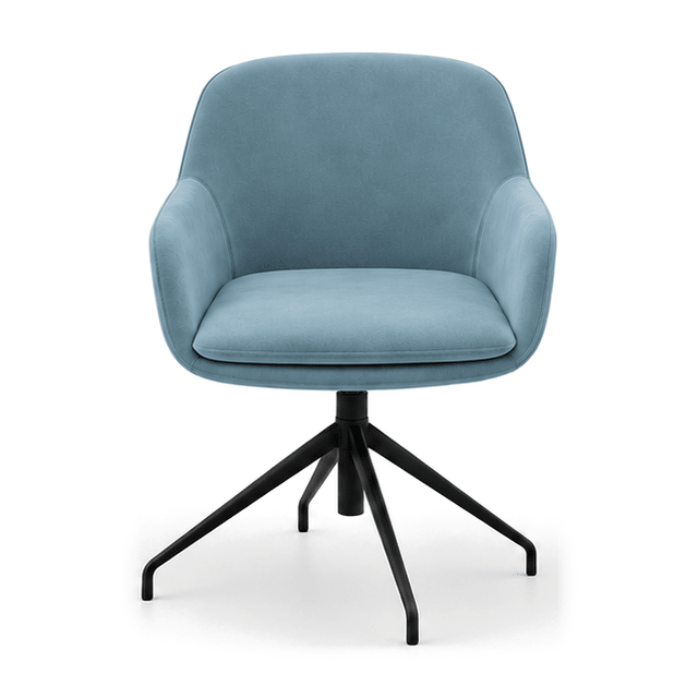 Scaun catifea ALBASTRA | model FEBE - eScaun.ro