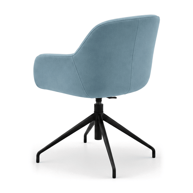 Scaun catifea ALBASTRA | model FEBE - eScaun.ro