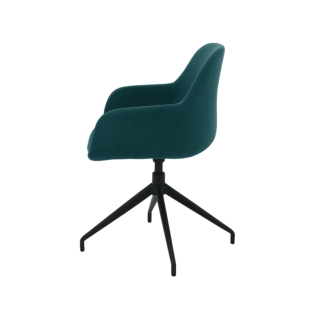 Scaun catifea ALBASTRA | model FEBE - eScaun.ro