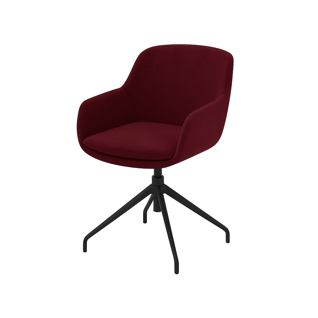 Scaun catifea ALBASTRA | model FEBE - eScaun.ro