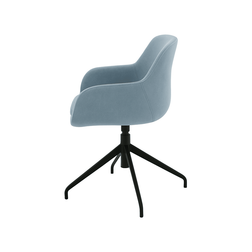Scaun catifea ALBASTRA | model FEBE - eScaun.ro