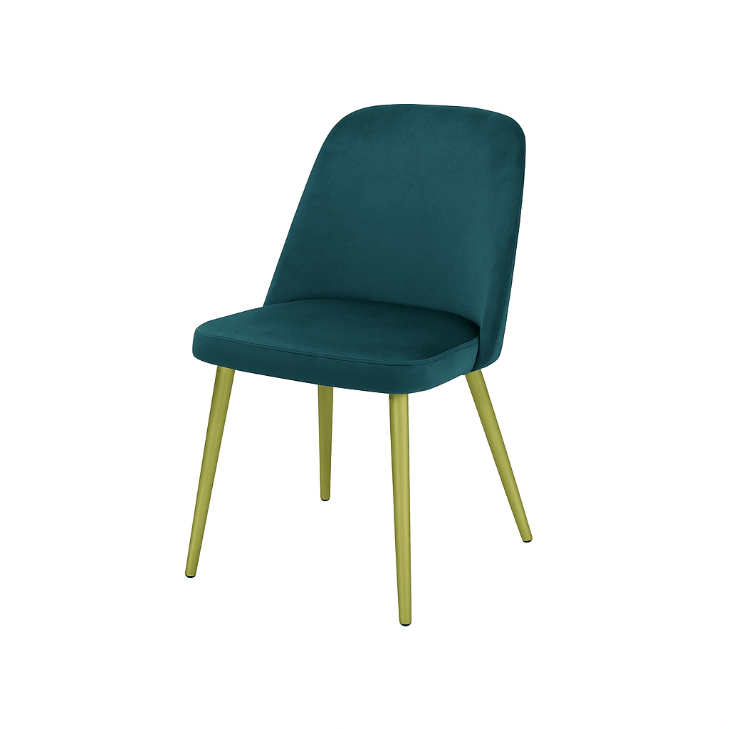 Scaun catifea ALBASTRA | model FOX - eScaun.ro