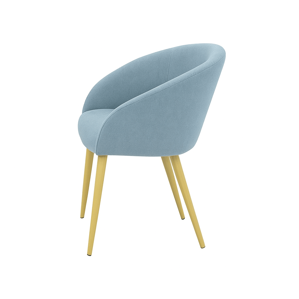 Scaun catifea ALBASTRA | model IBIS - eScaun.ro