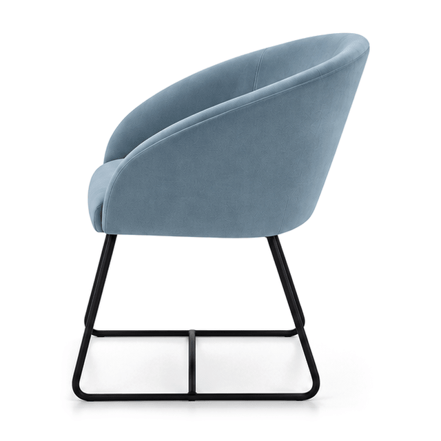 Scaun catifea ALBASTRA | model IBIS - eScaun.ro
