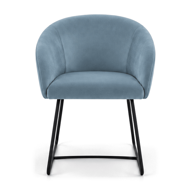Scaun catifea ALBASTRA | model IBIS - eScaun.ro
