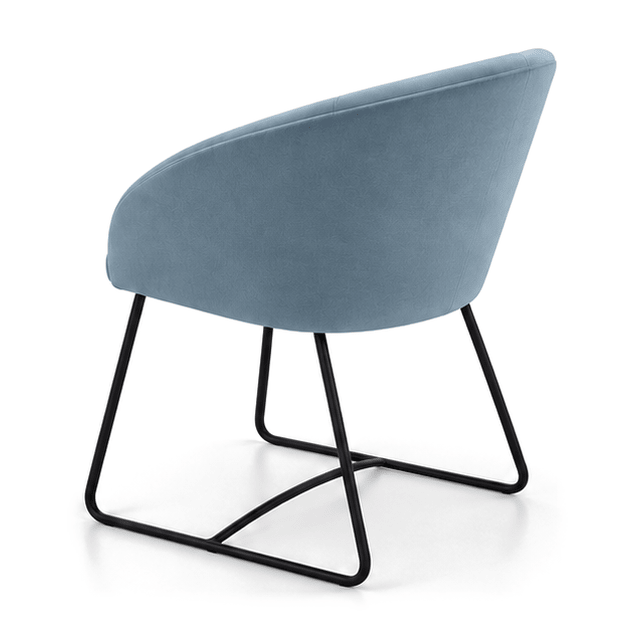 Scaun catifea ALBASTRA | model IBIS - eScaun.ro