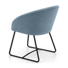 Scaun catifea ALBASTRA | model IBIS - eScaun.ro