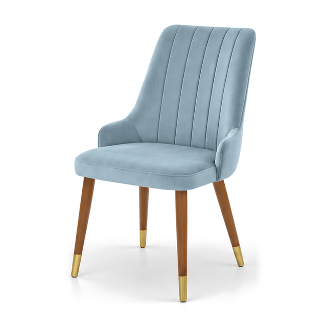 Scaun catifea ALBASTRA | model MIRAY - eScaun.ro