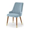 Scaun catifea ALBASTRA | model MIRAY - eScaun.ro