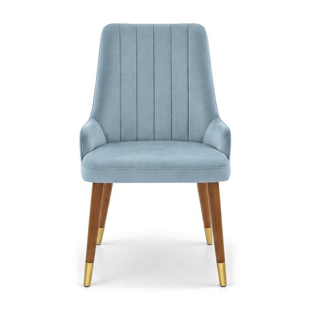 Scaun catifea ALBASTRA | model MIRAY - eScaun.ro