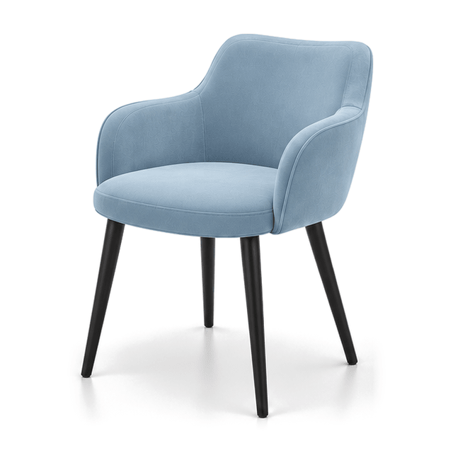 Scaun catifea ALBASTRA | model PERDIX - eScaun.ro