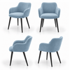 Scaun catifea ALBASTRA | model PERDIX - eScaun.ro