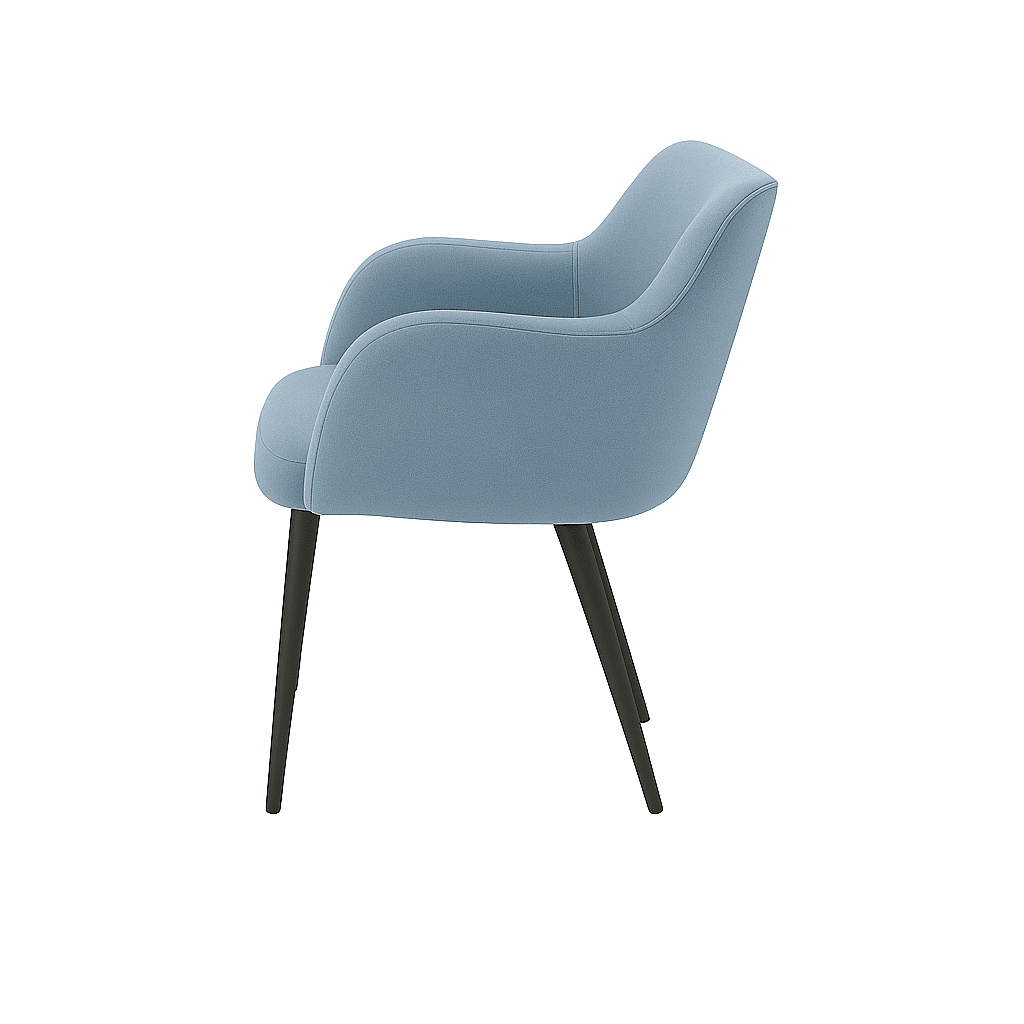 Scaun catifea ALBASTRA | model PERDIX - eScaun.ro