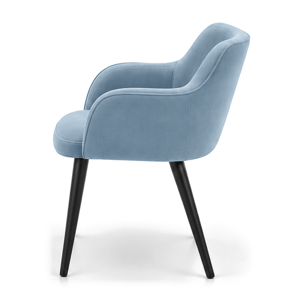 Scaun catifea ALBASTRA | model PERDIX - eScaun.ro
