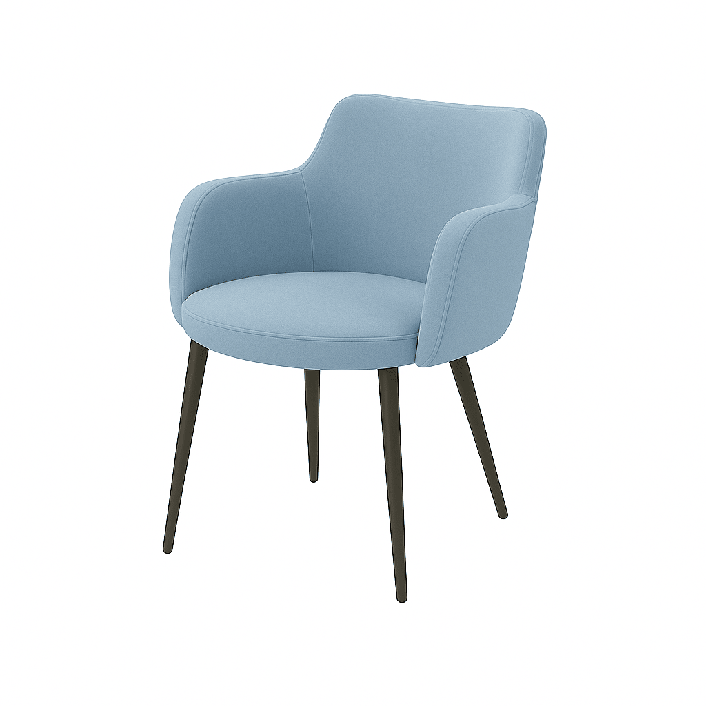 Scaun catifea ALBASTRA | model PERDIX - eScaun.ro